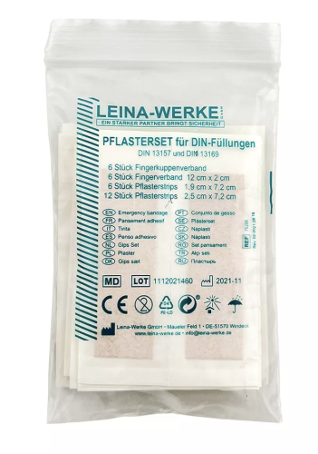 LEINA Pflasterset für DIN-Füllungen 13157  u. 13169- 30-teilig